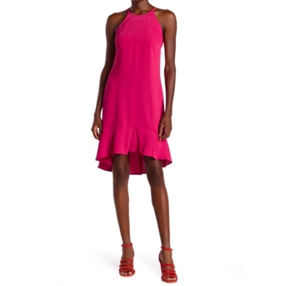 Trina Turk Pink High Low Dress